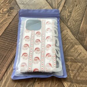 Casely Santa Claus IPhone 15 Pro Case - Red and White